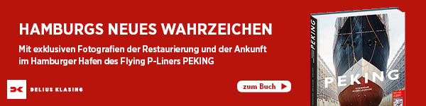 Buchwerbung Segelschiff Peking