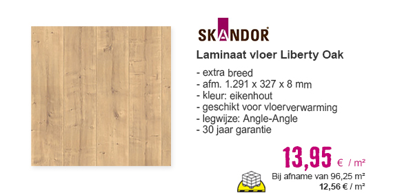 SKANDOR Laminaat 8.0 Liberty Oak EXTRA BREED | HORNBACH