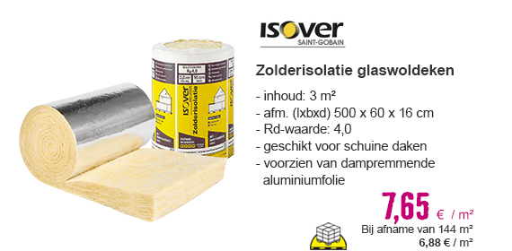 ISOVER Zolderisolatie glaswoldeken | HORNBACH