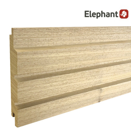 ELEPHANT Gevelbekleding Ayous Thermo, 25x122/140x3050 mm | HORNBACH