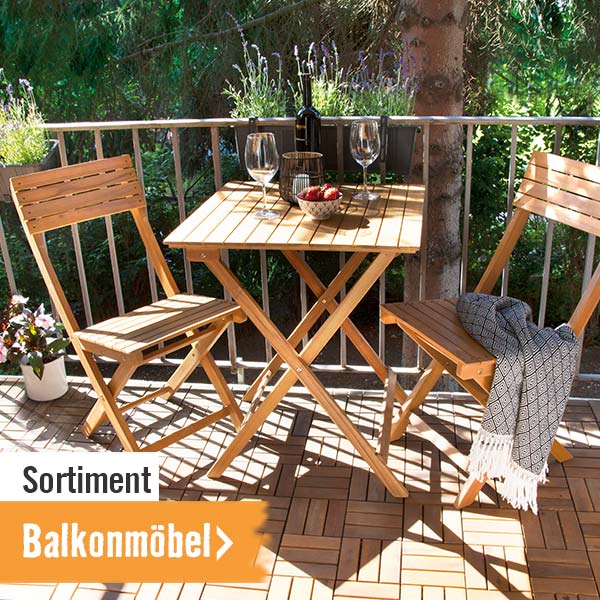 Balkonmöbel im HORNBACH Onlineshop