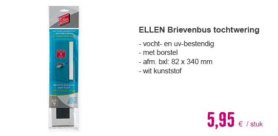 ELLEN Brievenbus tochtwering | HORNBACH