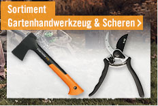 Gartenwerkzeug im Onlineshop