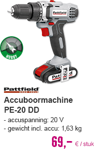 PATTFIELD Accu schroefboormachine PE-20 DD | HORNBACH