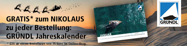 Nikolaus zu jeder Bestellung GRÜNDL Jahreskalender