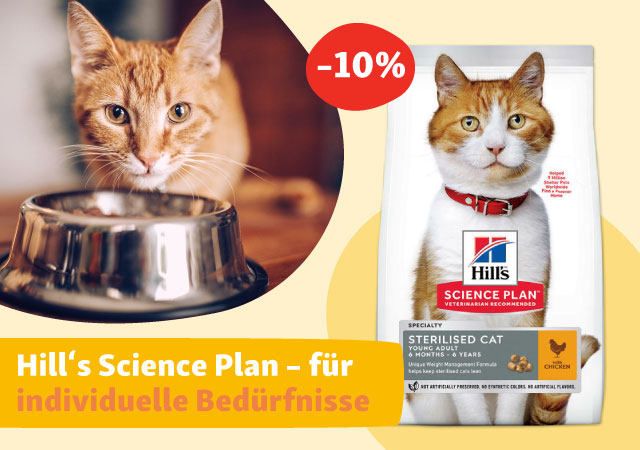 10% Rabatt auf Hill´s Science Plan