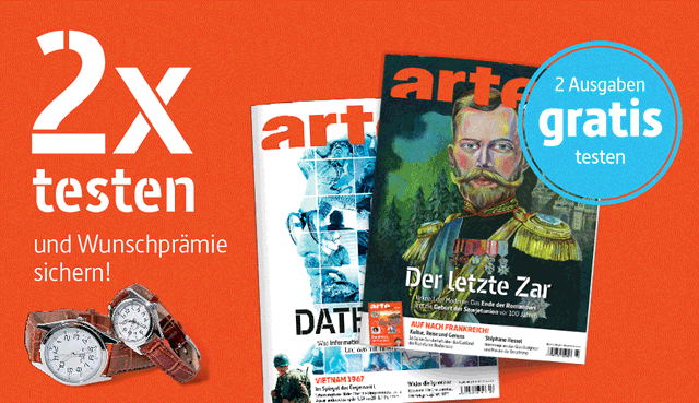 Arte Magazin - Arte Magazin Werbeanzeige