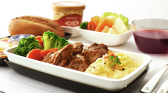 Singapore Airlines Menü