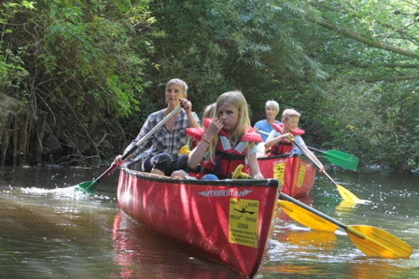 Familien-Kanutour auf der Alster Mit Kinderrallye