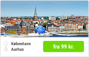 København - Aarhus fra 99 kr