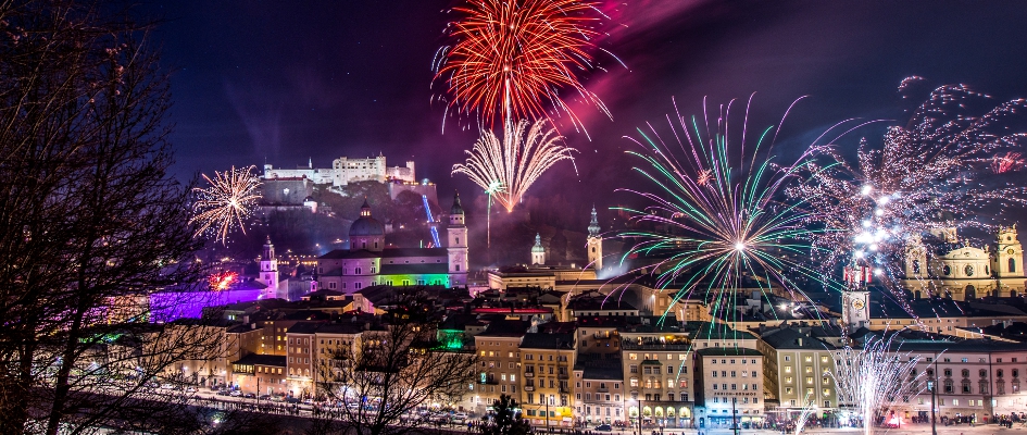 Salzburg Silvester - Feuerwerk