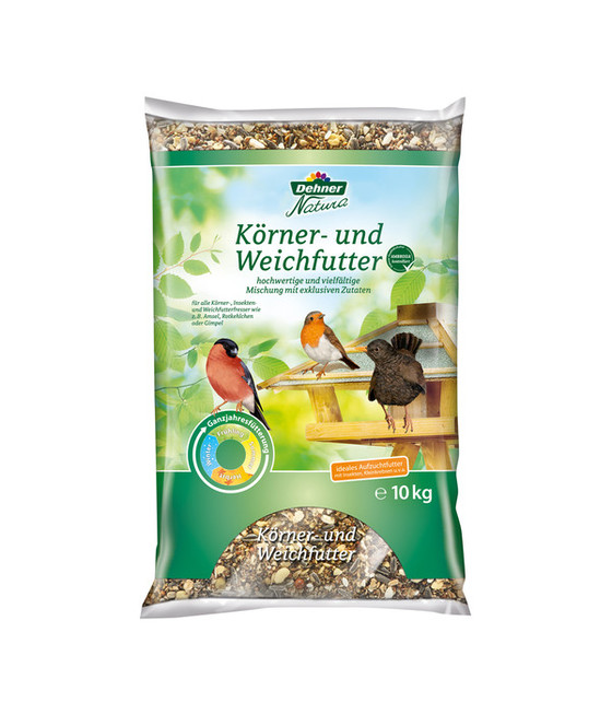 Dehner Natura Körner- und Weichfutter, Wildvogelfutter