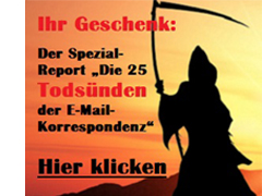 todsuenden e-mail korrespondenz