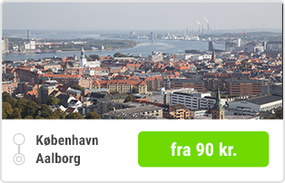 København - Aalborg fra 90 kr
