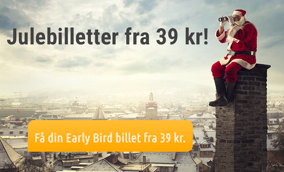 Julebilletter fra 39 kr.!