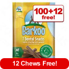 Barkoo Dental Snacks - 100 + 12 Free!*