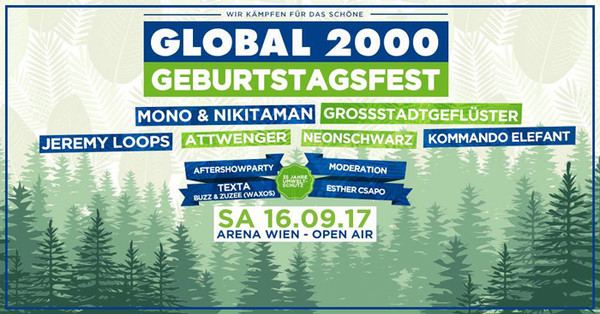 Global 2000 Geburtstagsfest - Tickets
