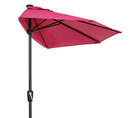 Dehner Markenqualität Sonnenschirm Athen Ø 270 cm, halbrund