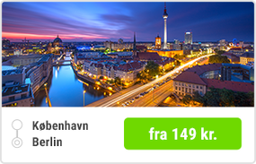 København - Berlin fra 149 kr