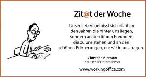 weisheit zitat der woche