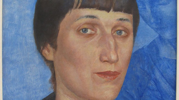 Die Dichterin Anna Achmatowa im Jahr 1922 auf einem Gemälde von Kuzma Petrov-Vodkin © Kuzma Petrov-Vodkin