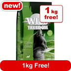  3kg Wild Freedom Adult Dry Cat Food + 1kg Free!* >>