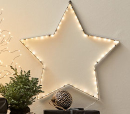 Dehner LED-Stern-Silhouette, 40 Lichter