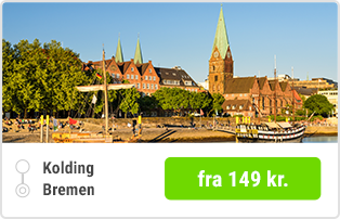 Kolding - Bremen fra 149 kr.