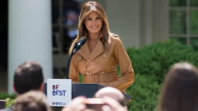 Melania Trump bei der Vorstellung von "Be Best" © Saul Loeb/AFP/Getty Images 