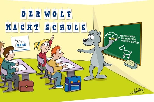 Worum es bei „Der Wolf macht Schule“ geht Frühzeitige Beschäftigung mit dem Wildtier Wolf sinnvoll