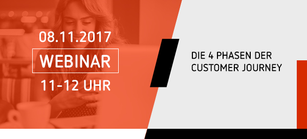 Kostenfreies Webinar: Die 4 Phasen der Customer Journey