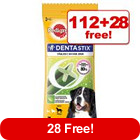 140 x Pedigree Dentastix Fresh - 112 + 28 Free!*