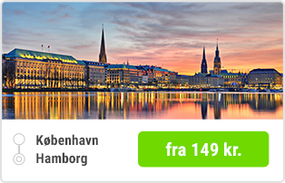 København - Hamborg fran 149 kr