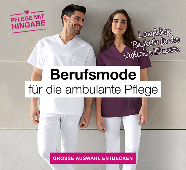 Berufsmode für die ambulante Pflege