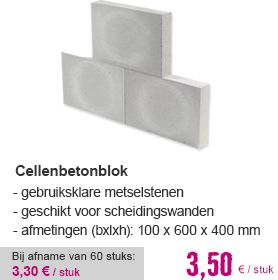 Cellenbetonblok G4/600 | HORNBACH