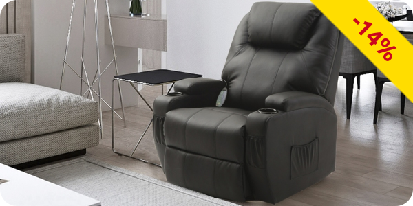 Elektrischer Sessel mit Wärme- und Massagefunktion