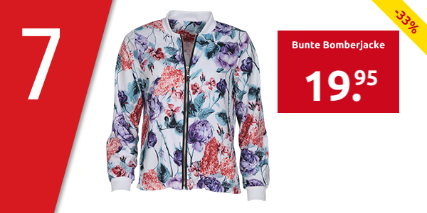 Bunte Bomberjacke