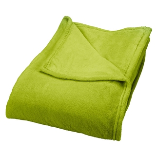 Fleecedecke «Coral», ultragross, 220 x 240 cm, anis