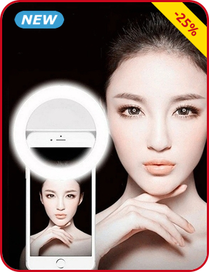 Selfie Lampe für Smartphone, LED