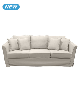 Sofa «Cathy», 3-Sitzer, B 198 x H 83 x T 83 cm, beige