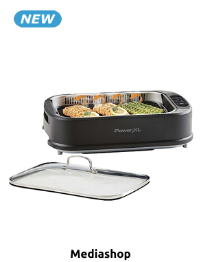 MEDIASHOP elektrischer Tischgrill «Power XL», wenig Rauch