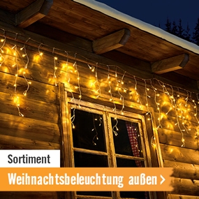 Sortiment: Weihnachtsbeleuchtung außen