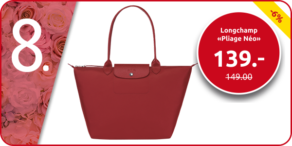 Longchamp Einkaufstasche «Pliage Néo», rot