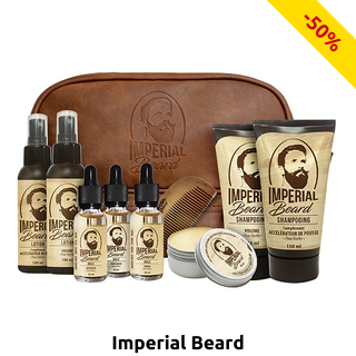 Imperial Beard Komplettes Set mit Aufbewahrungsbeutel, 10-teilig