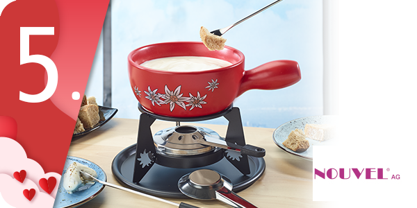 Nouvel Fondue Set «Edelweiss», 2 Personen