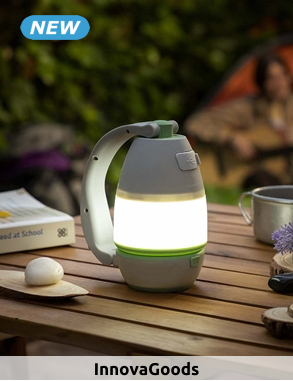 InnovaGoods Trackbare multifunktionale Lampe, 4 in 1, LED