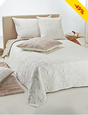 Kissenhülle «Ultra» 65 x 65 cm, elfenbein/taupe