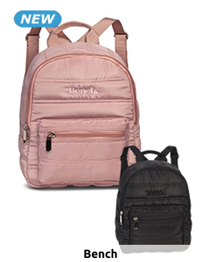 Bench. Gesteppter Rucksack, 7 l, rosa