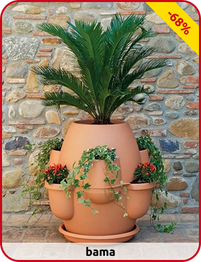 Blumentopf Oasi von bama, terracotta