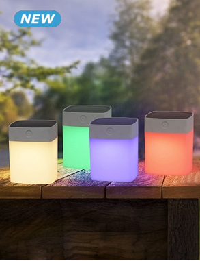 Solar-Tischlampe «Oslo», 4 Farben